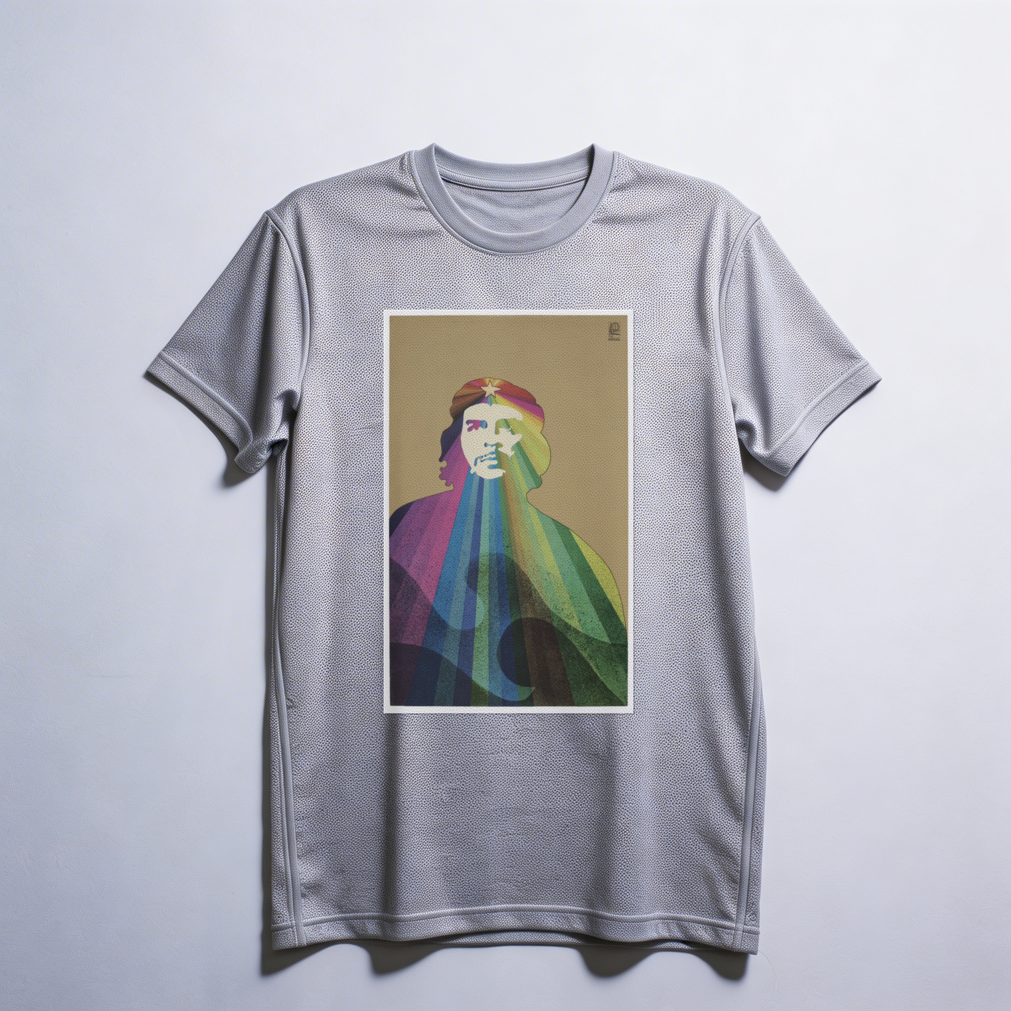 Camiseta_dry_fit_cinza_claro_que_isso_camarada_-_Che_Guevara_1969 | Che Guevara 1969