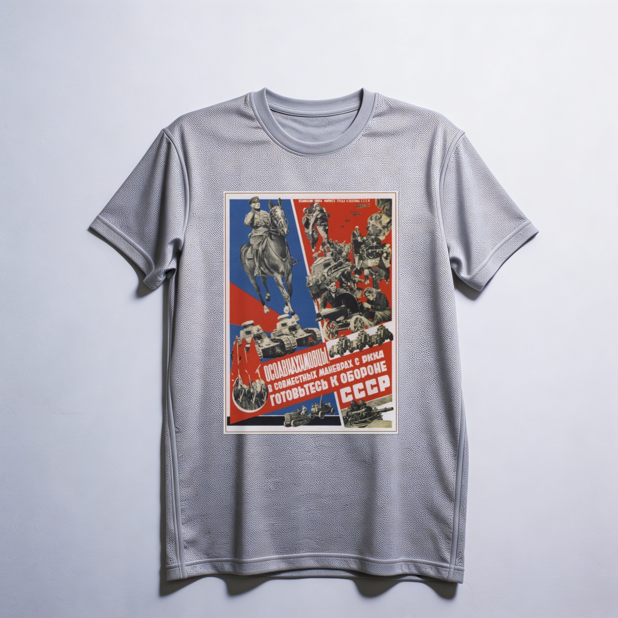 Camiseta_dry_fit_cinza_claro_que_isso_camarada_-_Defesa_da_URSS | Defesa da URSS