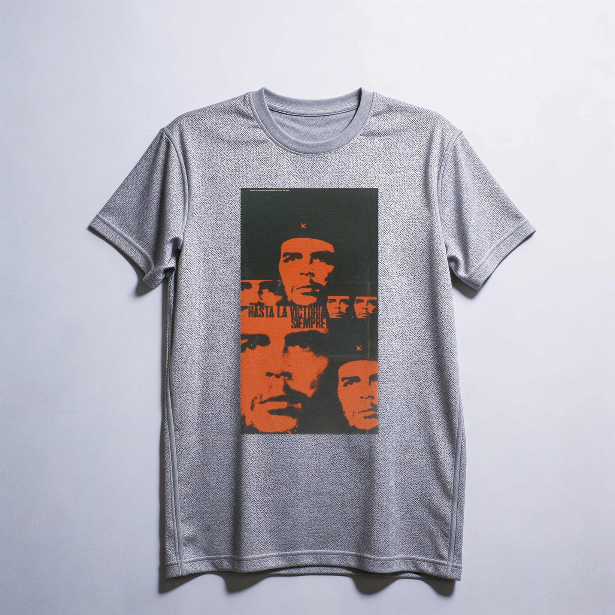 Camiseta_dry_fit_cinza_claro_que_isso_camarada_-_Hasta_la_victoria_siempre | Hasta la victoria siempre