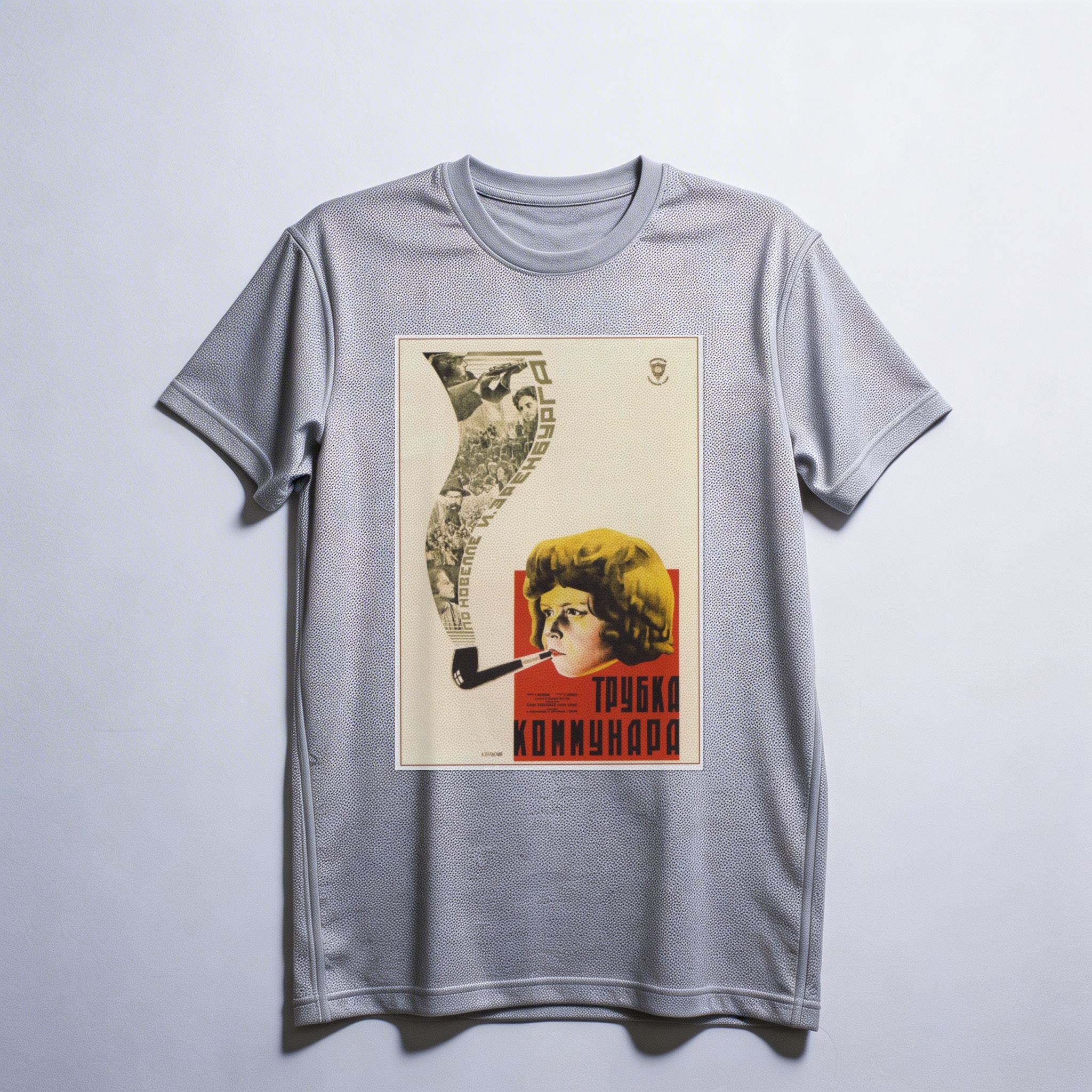 Camiseta_dry_fit_cinza_claro_que_isso_camarada_-_O_cachimbo_do_comunardo | O cachimbo do comunardo