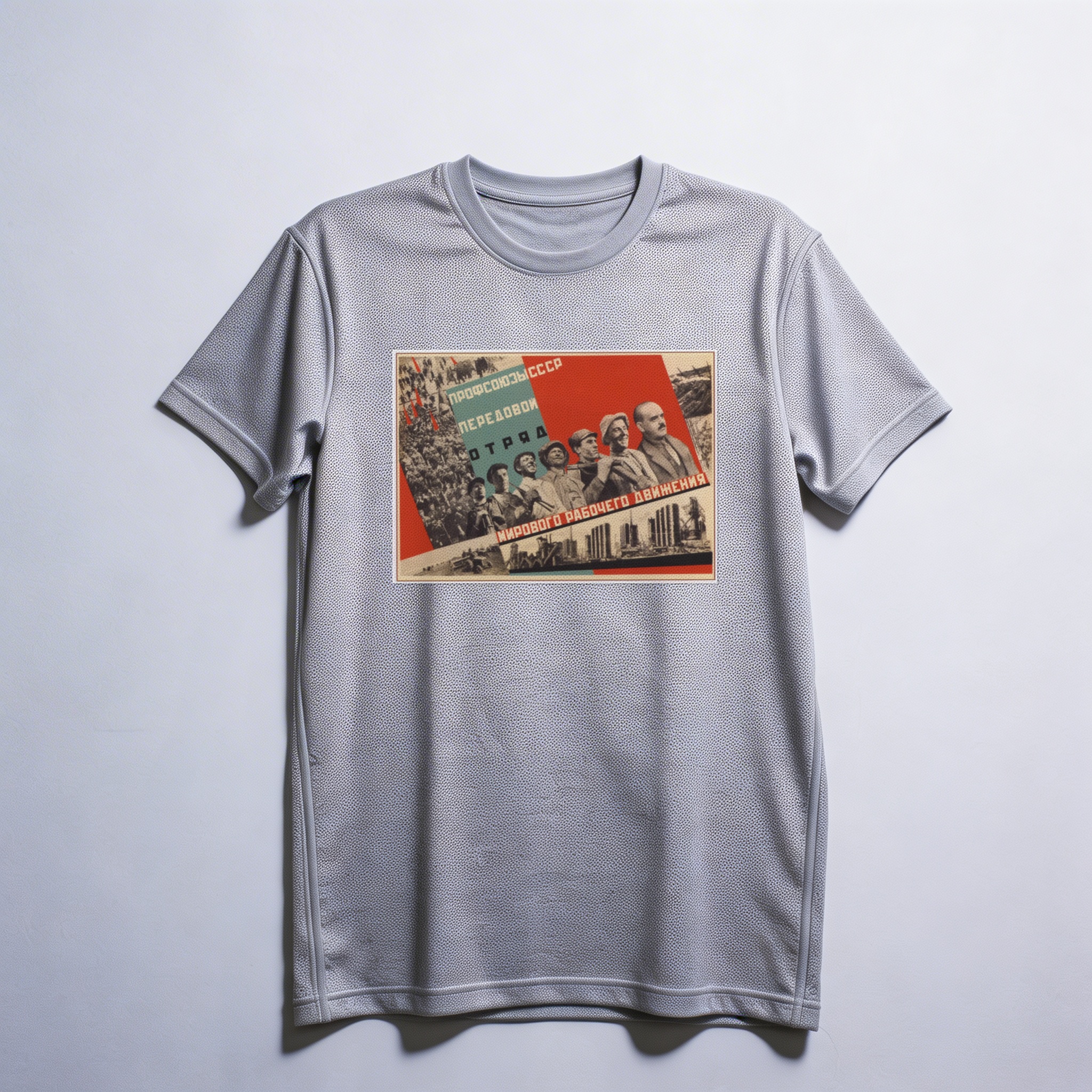 Camiseta_dry_fit_cinza_claro_que_isso_camarada_-_Vanguarda_operaria_mundial | Vanguarda operária mundial