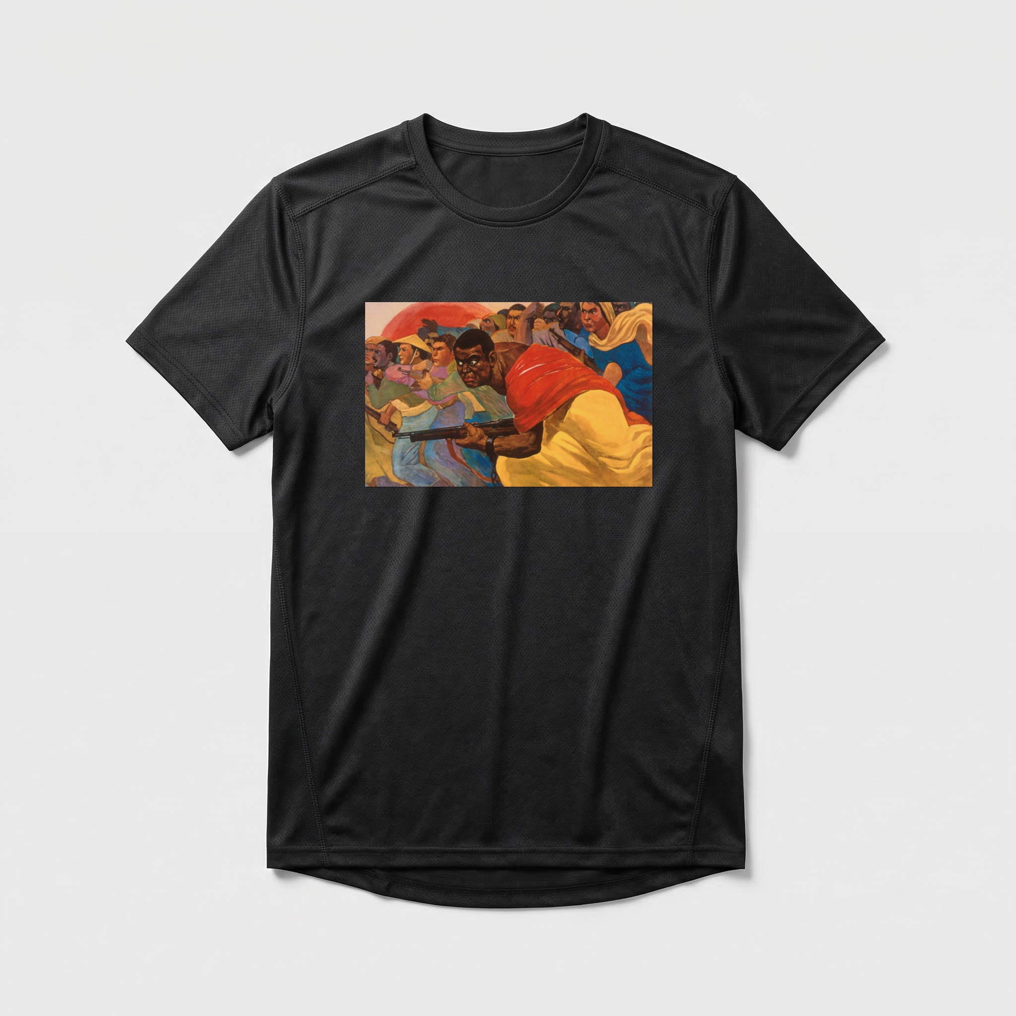 Camiseta_dry_fit_preto_que_isso_camarada_-_Apoie_a_luta_anti-imperialista_da_Asia_Africa_e_America_Latina | Apoie a luta anti-imperialista da Ásia, África e América Latina