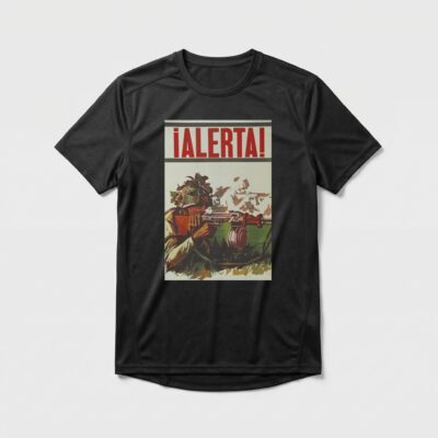 Camiseta_dry_fit_preto_que_isso_camarada_-_Esteja_alerta | Esteja alerta