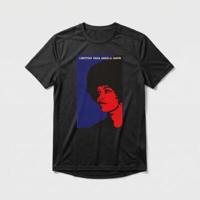 Camiseta_dry_fit_preto_que_isso_camarada_-_Liberdade_para_Angela_Davis | Liberdade para Angela Davis