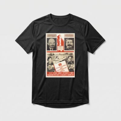 Camiseta_dry_fit_preto_que_isso_camarada_-_URSS_-_maior_agricultura_socialista_do_mundo | URSS - maior agricultura socialista do mundo