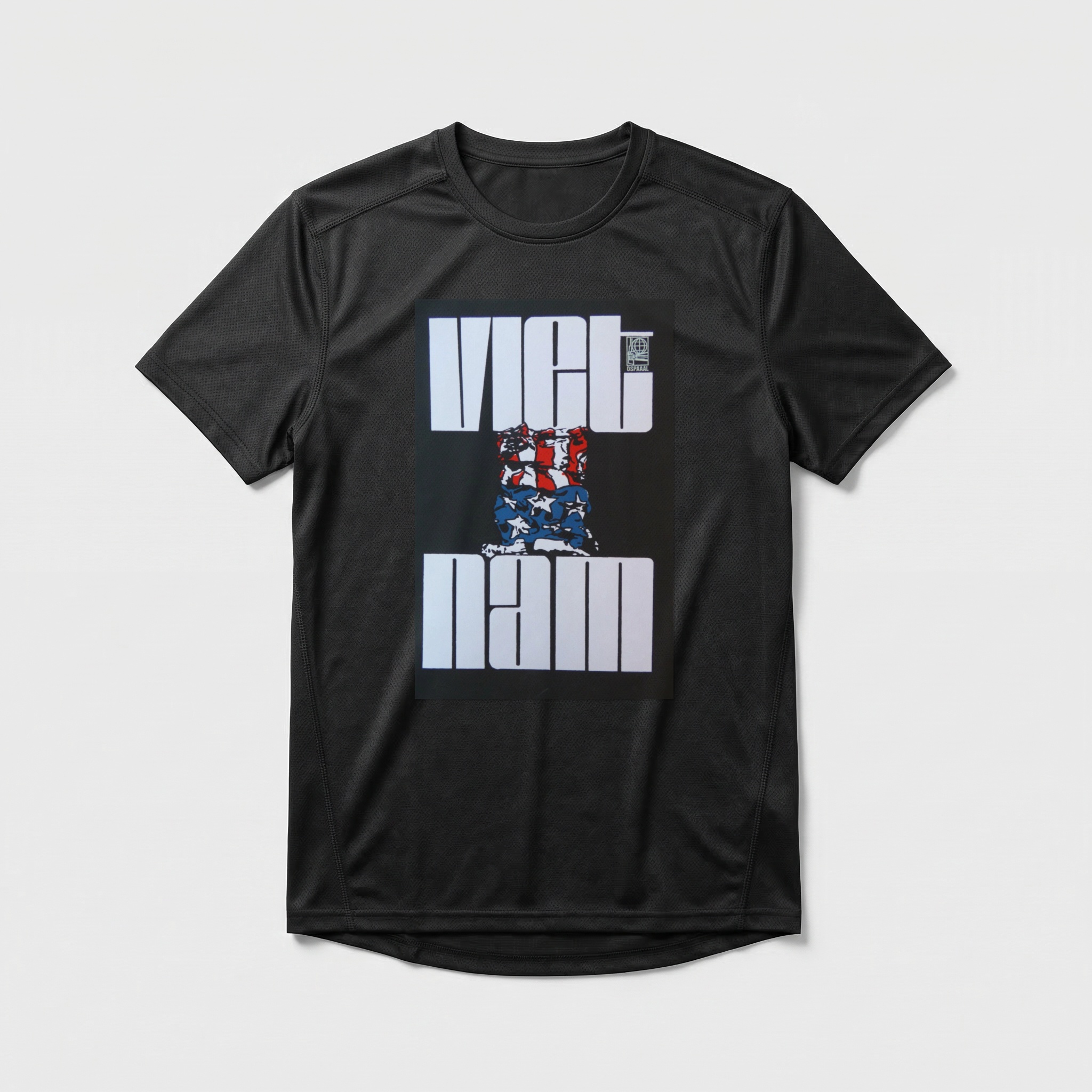 Camiseta_dry_fit_preto_que_isso_camarada_-_Vietna_-_Rene_Mederos_1967 | Vietnã - René Mederos 1967