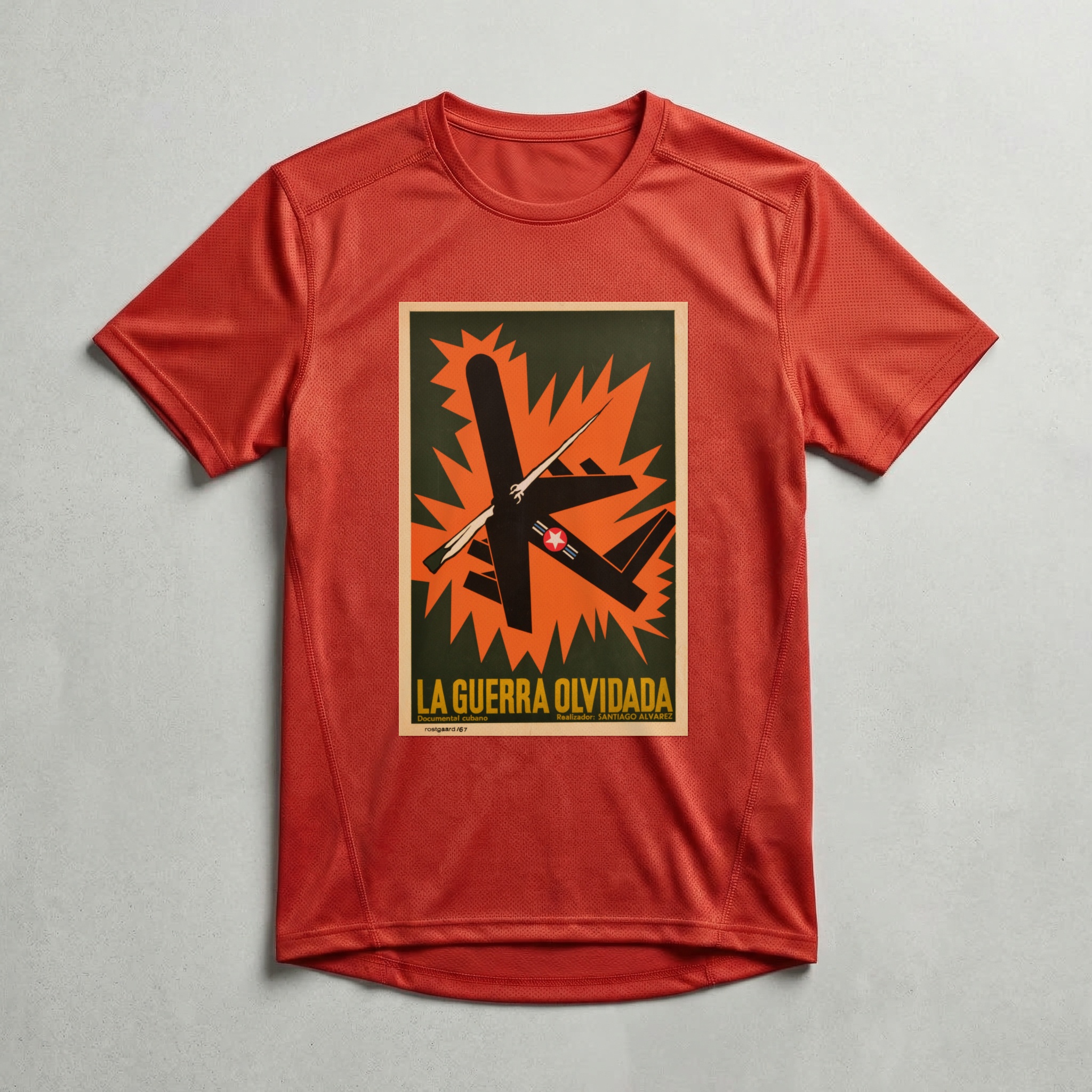 Camiseta_dry_fit_vermelho_que_isso_camarada_-_A_guerra_esquecida | A guerra esquecida