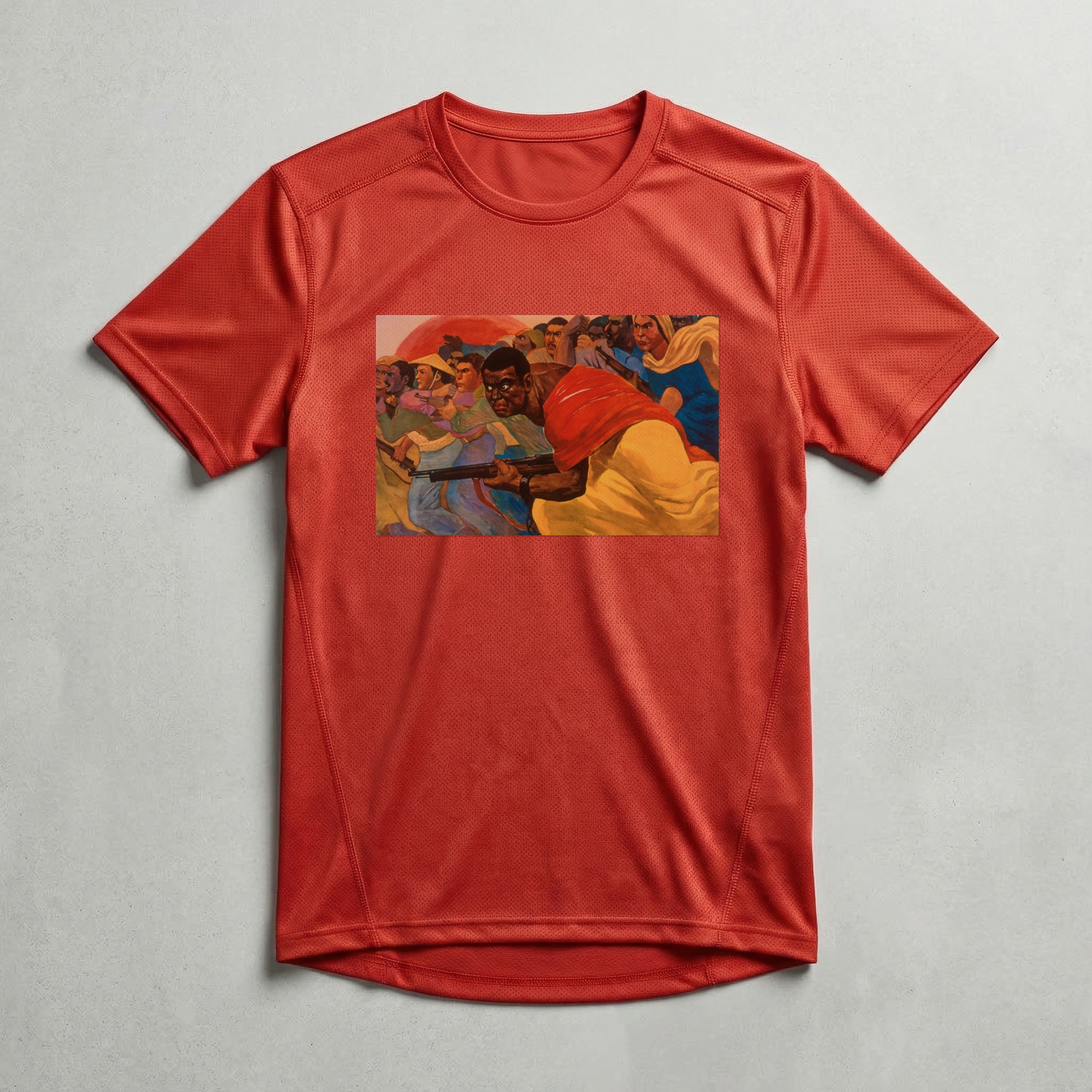 Camiseta_dry_fit_vermelho_que_isso_camarada_-_Apoie_a_luta_anti-imperialista_da_Asia_Africa_e_America_Latina | Apoie a luta anti-imperialista da Ásia, África e América Latina