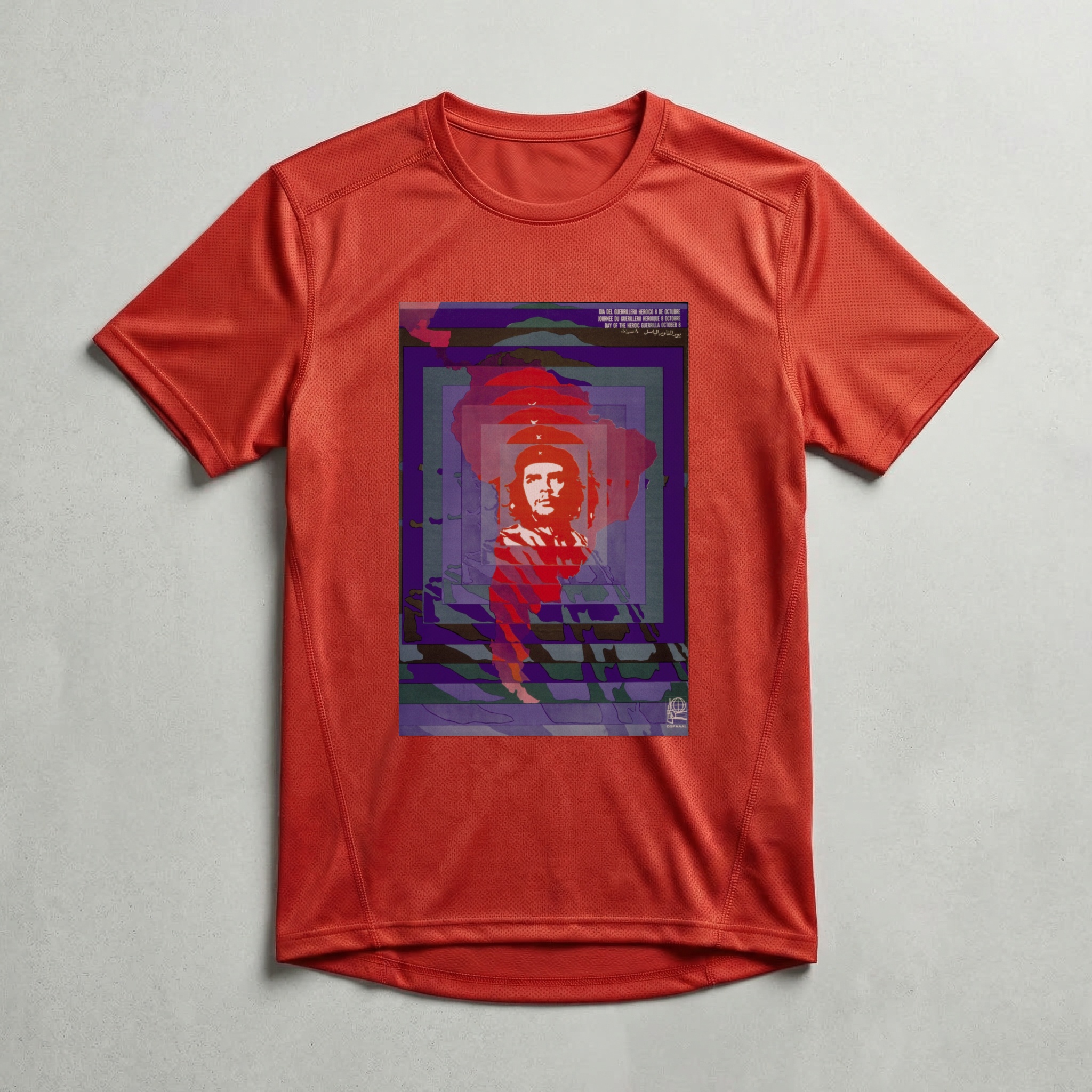 Camiseta_dry_fit_vermelho_que_isso_camarada_-_Dia_do_guerrilheiro_heroico | Dia do guerrilheiro heroico