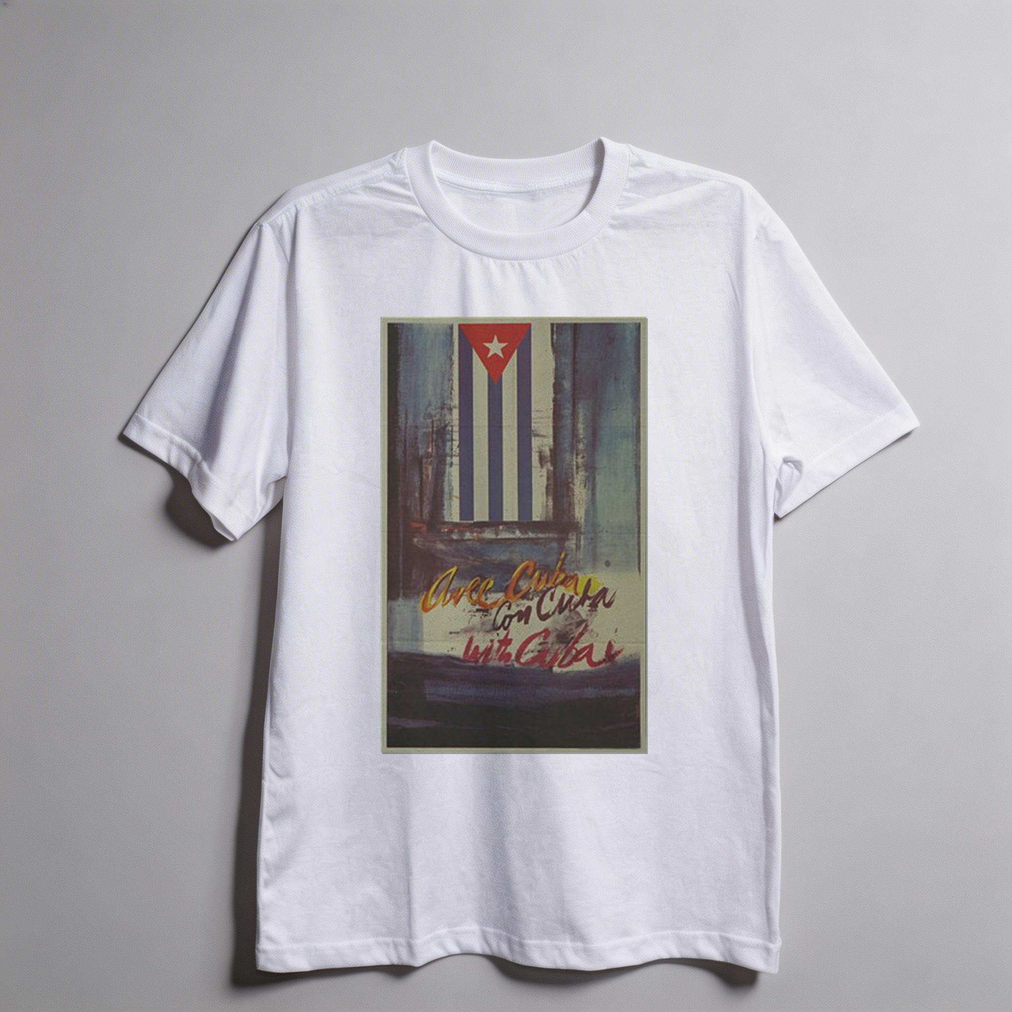 Camiseta_oversized_branco_que_isso_camarada_-_Com_Cuba_-_Raol_Martinez | Com Cuba - Raúl Martínez