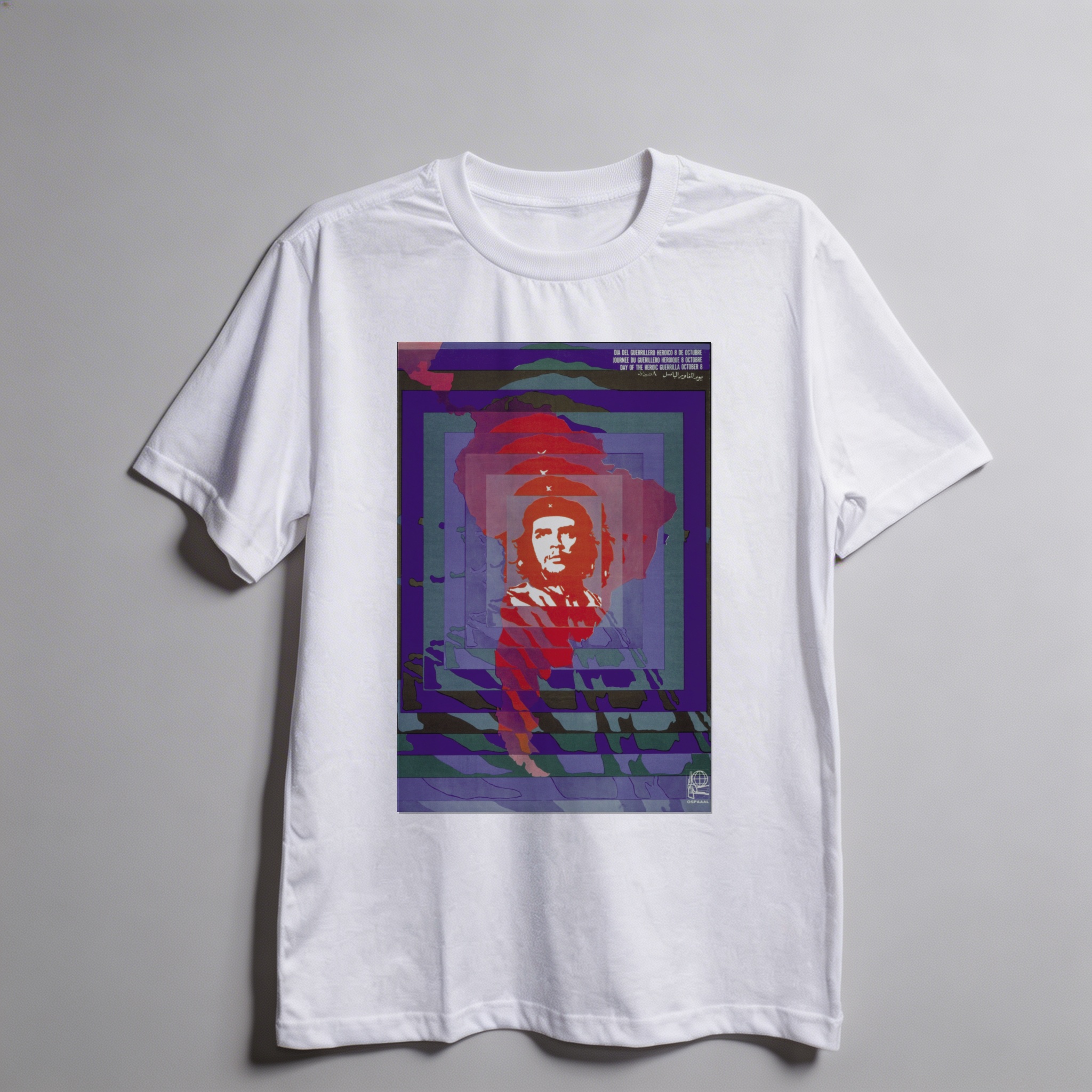 Camiseta_oversized_branco_que_isso_camarada_-_Dia_do_guerrilheiro_heroico | Dia do guerrilheiro heroico