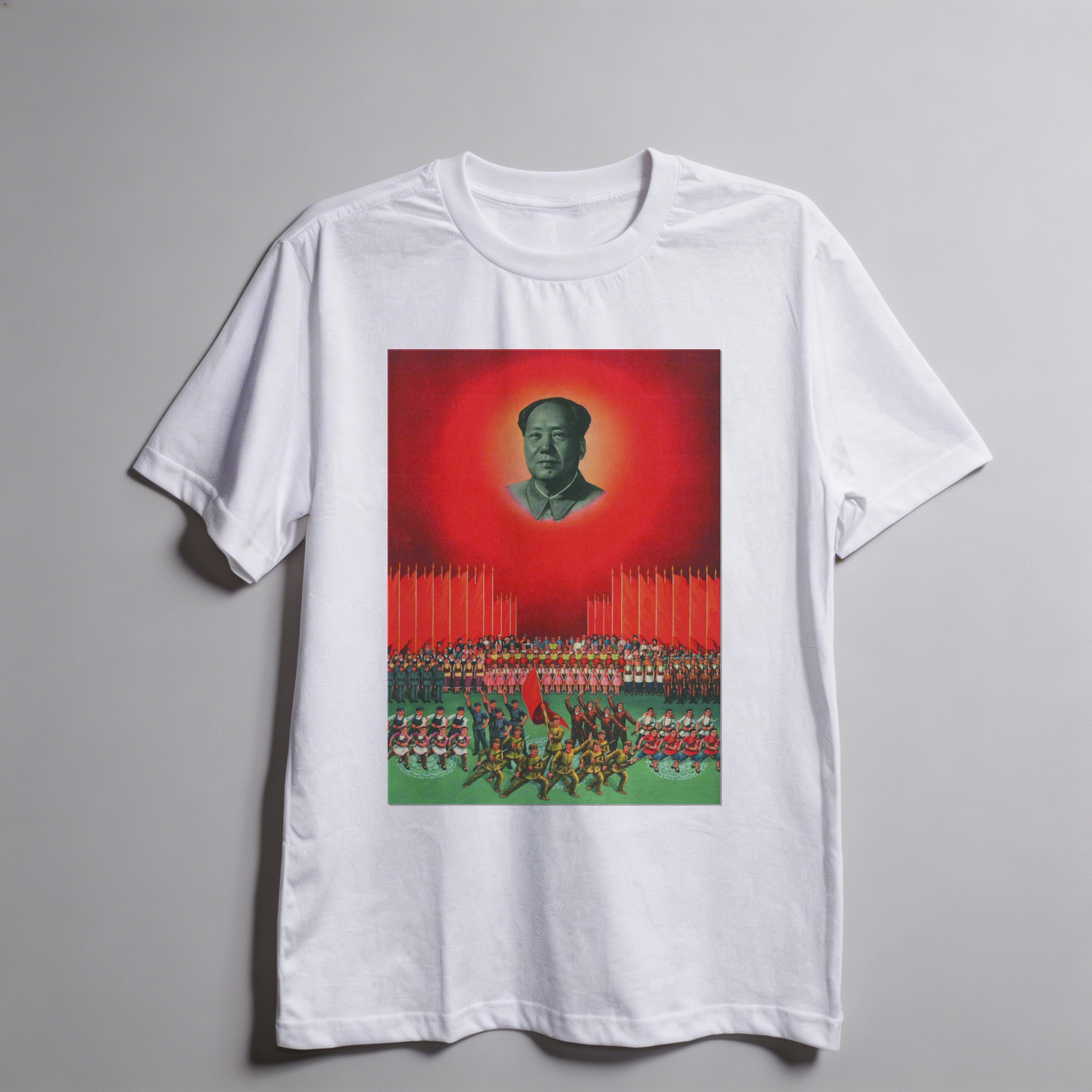 Camiseta_oversized_branco_que_isso_camarada_-_O_Oriente_e_vermelho | O Oriente é vermelho