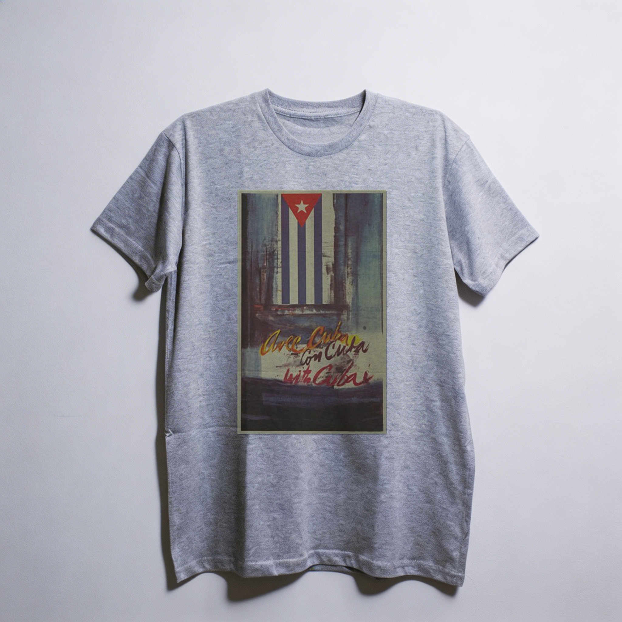 Camiseta_oversized_cinza_claro_que_isso_camarada_-_Com_Cuba_-_Raol_Martinez | Com Cuba - Raúl Martínez