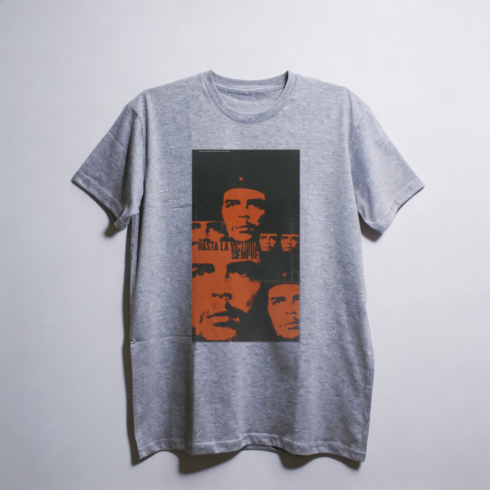 Camiseta_oversized_cinza_claro_que_isso_camarada_-_Hasta_la_victoria_siempre | Hasta la victoria siempre