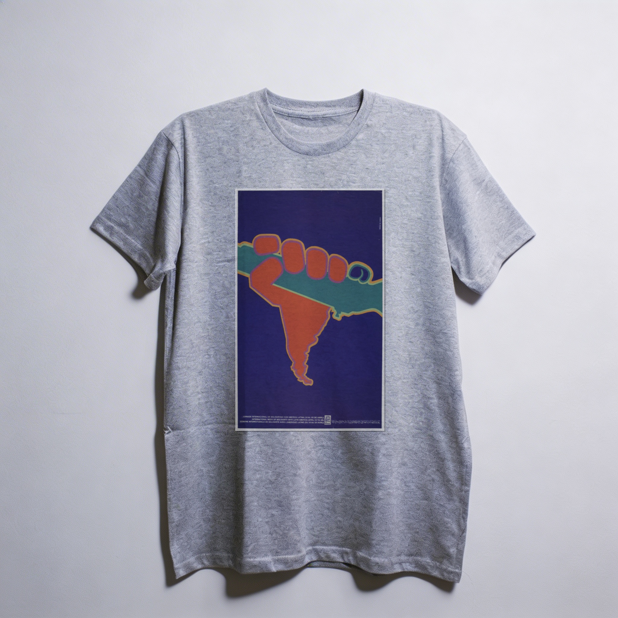 Camiseta_oversized_cinza_claro_que_isso_camarada_-_Semana_de_solidariedade_com_a_America_Latina | Semana de solidariedade com a América Latina