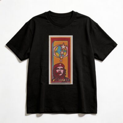 Camiseta_oversized_preto_que_isso_camarada_-_Che_Guevara_pop_art | Che Guevara pop art