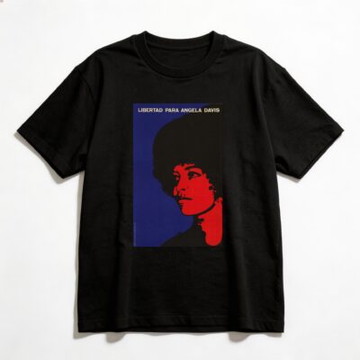 Camiseta_oversized_preto_que_isso_camarada_-_Liberdade_para_Angela_Davis | Liberdade para Angela Davis