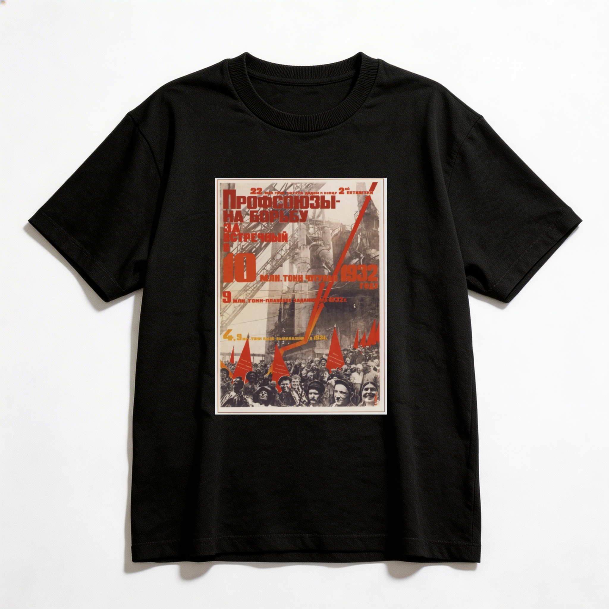 Camiseta_oversized_preto_que_isso_camarada_-_Sindicatos_na_luta_pelo_Segundo_Plano_Quinquenal | Sindicatos na luta pelo Segundo Plano Quinquenal