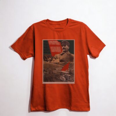 Camiseta_oversized_vermelho_que_isso_camarada_-_Coletivizacao_-_Stalin | Coletivização - Stalin