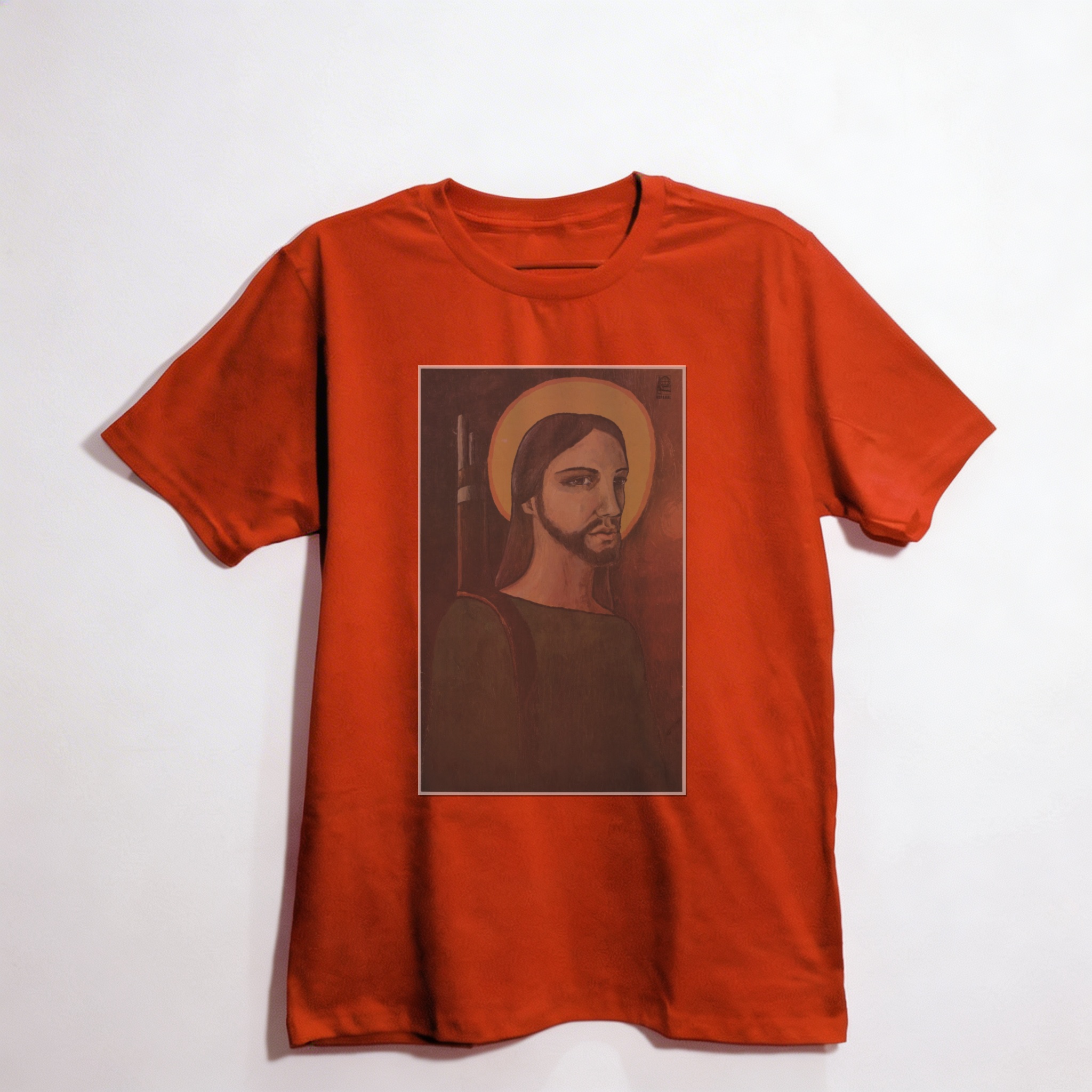Camiseta_oversized_vermelho_que_isso_camarada_-_Cristo_revolucionario | Cristo revolucionário