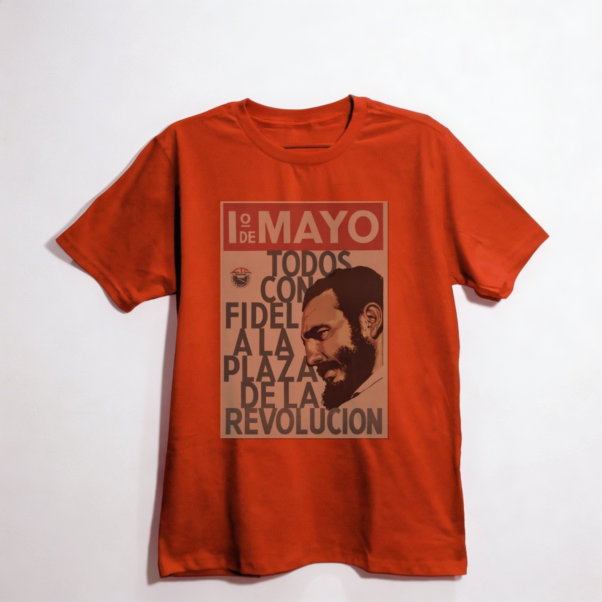 Camiseta_oversized_vermelho_que_isso_camarada_-_Todos_com_Fidel_na_Praca_da_Revolucao | Todos com Fidel na Praça da Revolução