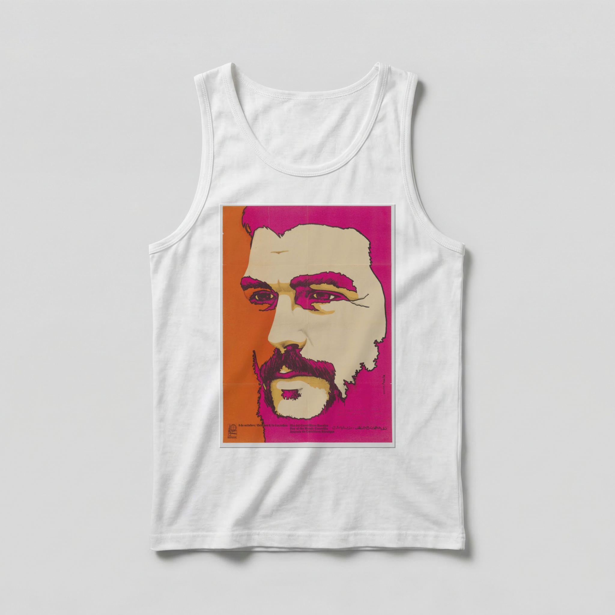 Camiseta_regata_branco_que_isso_camarada_-_Che_Guevara_em_pop_art | Che Guevara em pop art