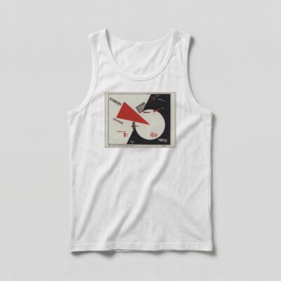 Camiseta_regata_branco_que_isso_camarada_-_El_Lissitzky_1919 | El Lissitzky 1919