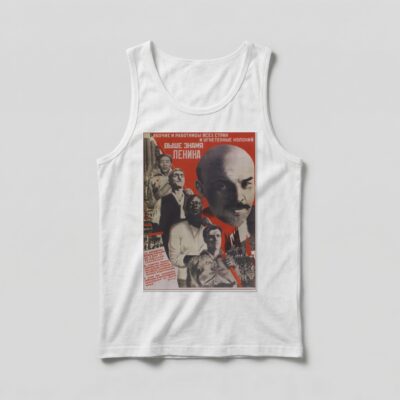 Camiseta_regata_branco_que_isso_camarada_-_Erguei_a_bandeira_de_Lenin | Erguei a bandeira de Lênin