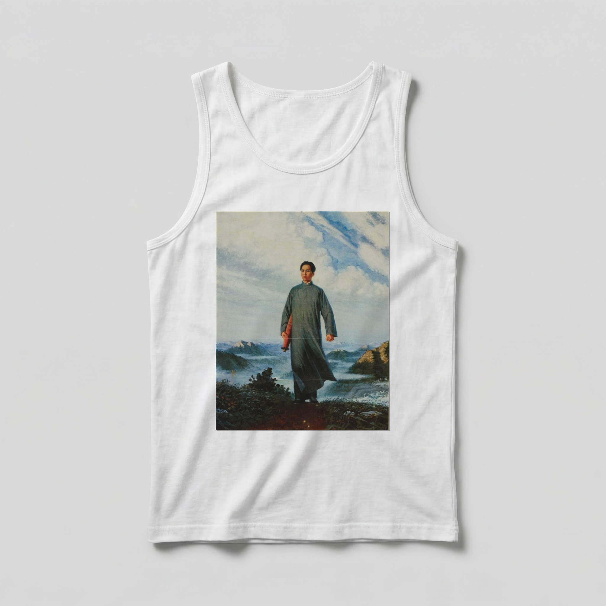 Camiseta_regata_branco_que_isso_camarada_-_Presidente_Mao_vai_a_Anyuan | Presidente Mao vai a Anyuan