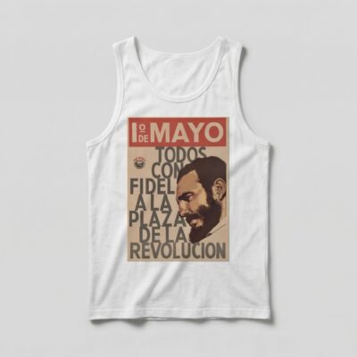 Camiseta_regata_branco_que_isso_camarada_-_Todos_com_Fidel_na_Praca_da_Revolucao | Todos com Fidel na Praça da Revolução
