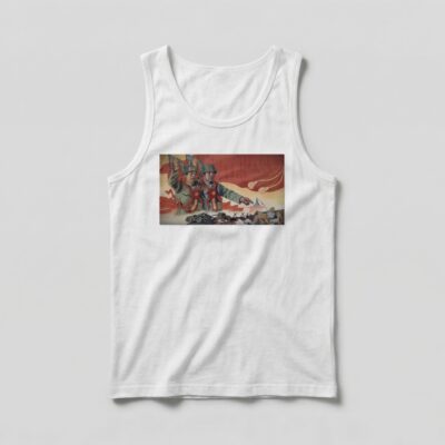 Camiseta_regata_branco_que_isso_camarada_-_Viva_a_vitoria_do_exercito_popular_coreano | Viva a vitória do exército popular coreano