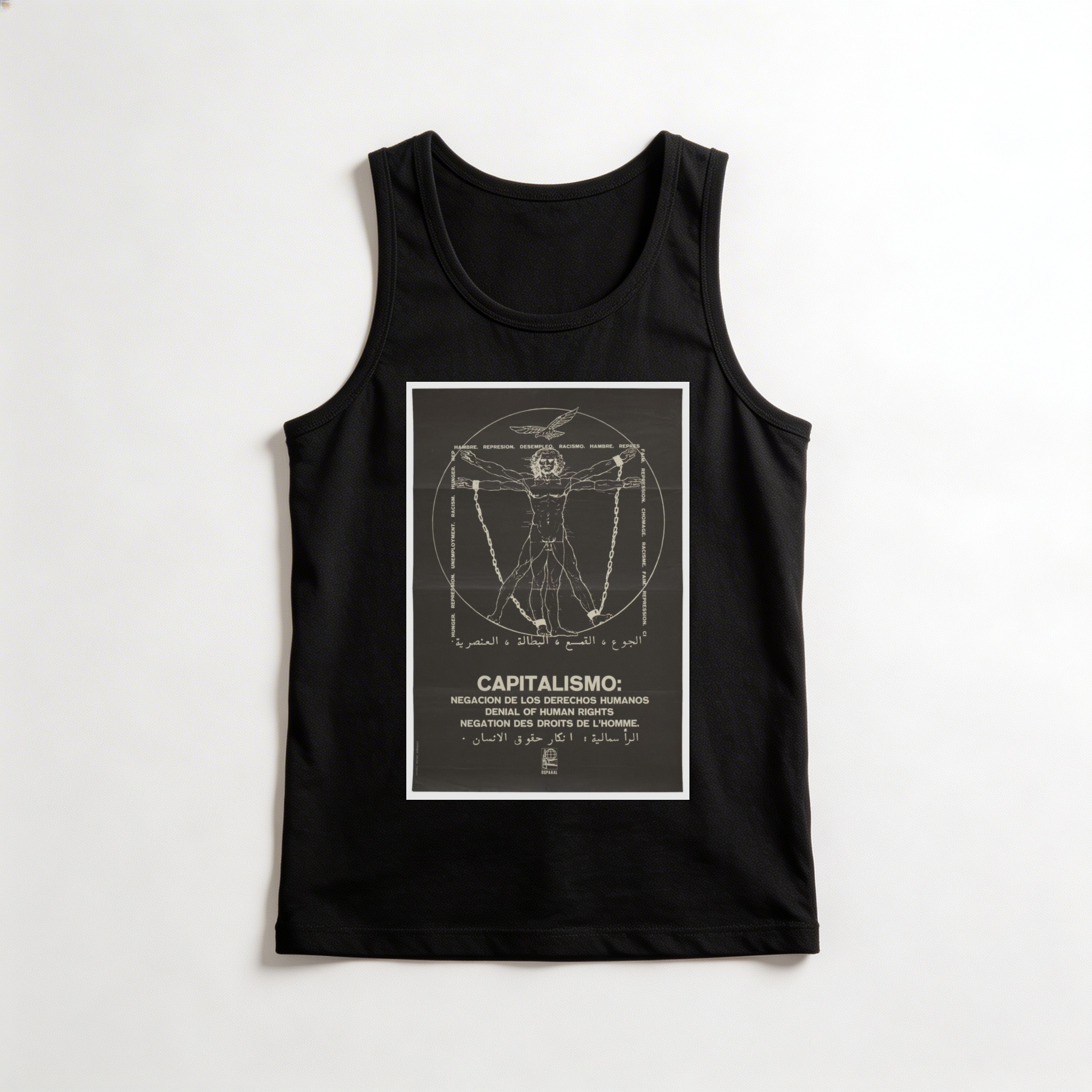 Camiseta_regata_preto_que_isso_camarada_-_Capitalismo_negacao_dos_direitos_humanos | Capitalismo: negação dos direitos humanos