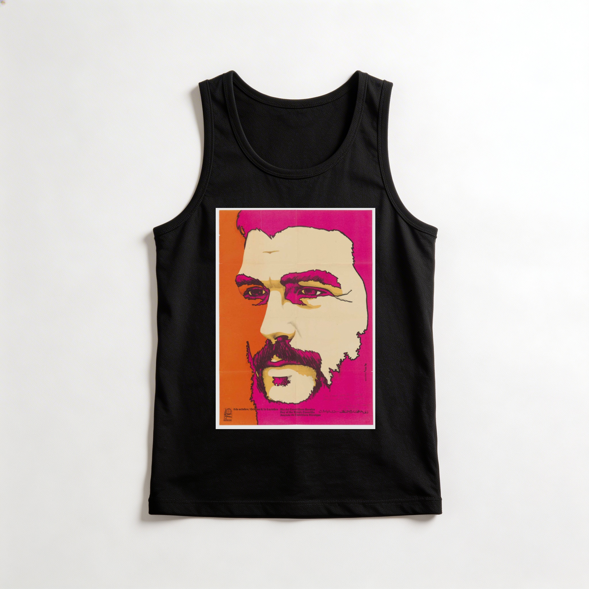 Camiseta_regata_preto_que_isso_camarada_-_Che_Guevara_em_pop_art | Che Guevara em pop art