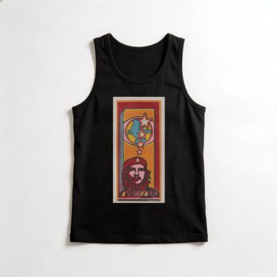 Camiseta_regata_preto_que_isso_camarada_-_Che_Guevara_pop_art | Che Guevara pop art