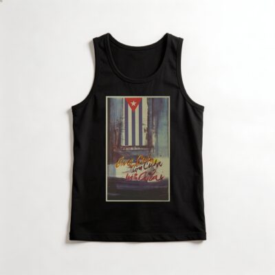 Camiseta_regata_preto_que_isso_camarada_-_Com_Cuba_-_Raol_Martinez | Com Cuba - Raúl Martínez