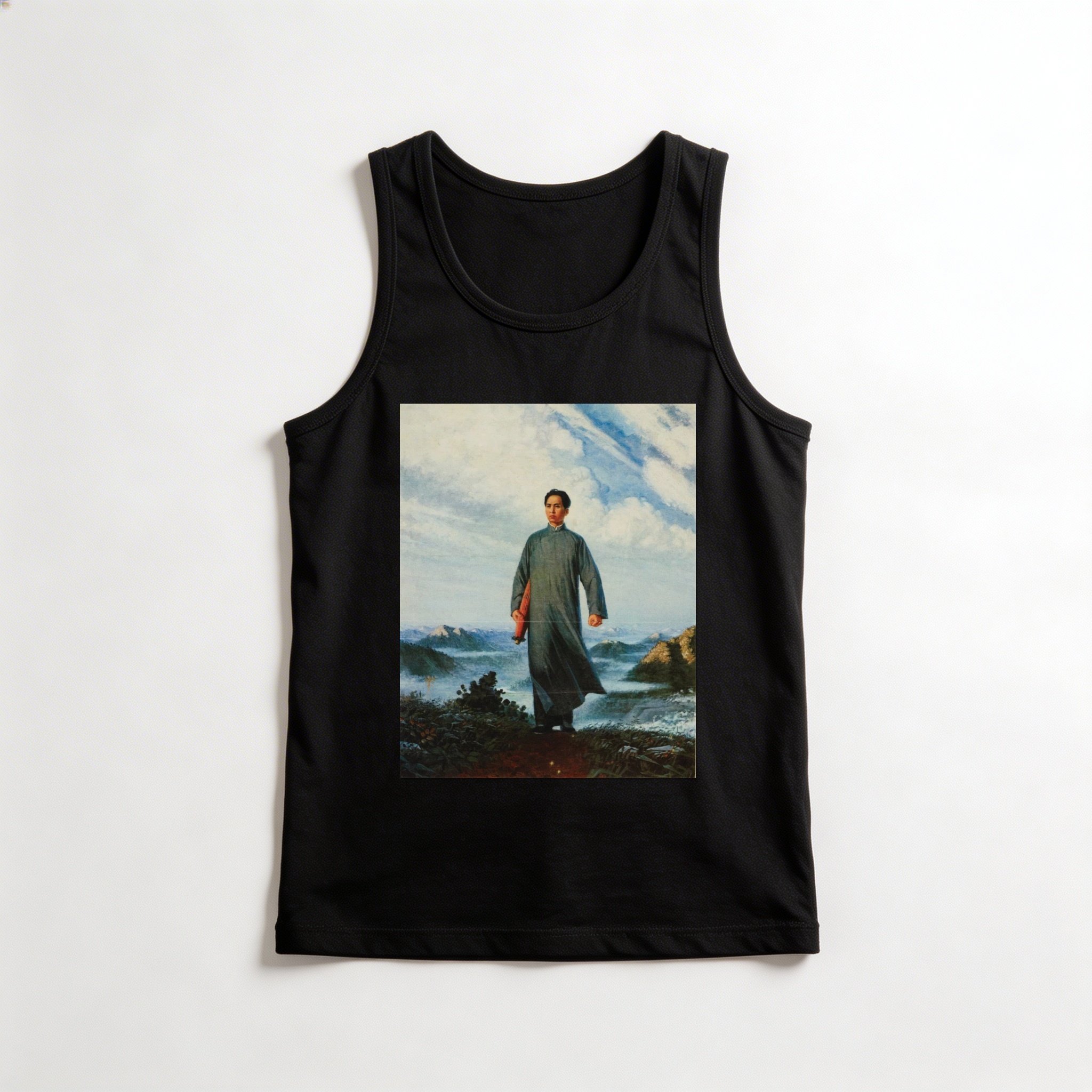 Camiseta_regata_preto_que_isso_camarada_-_Presidente_Mao_vai_a_Anyuan | Presidente Mao vai a Anyuan