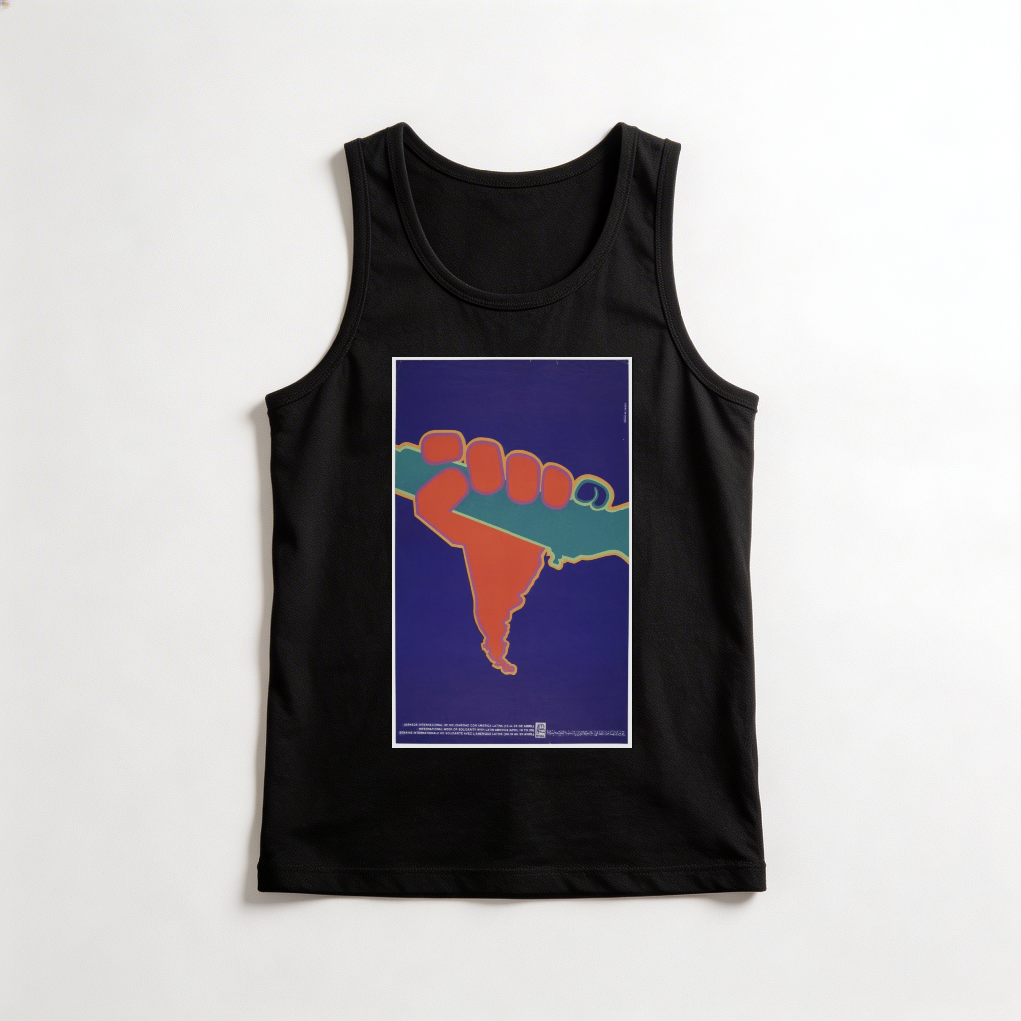 Camiseta_regata_preto_que_isso_camarada_-_Semana_de_solidariedade_com_a_America_Latina | Semana de solidariedade com a América Latina