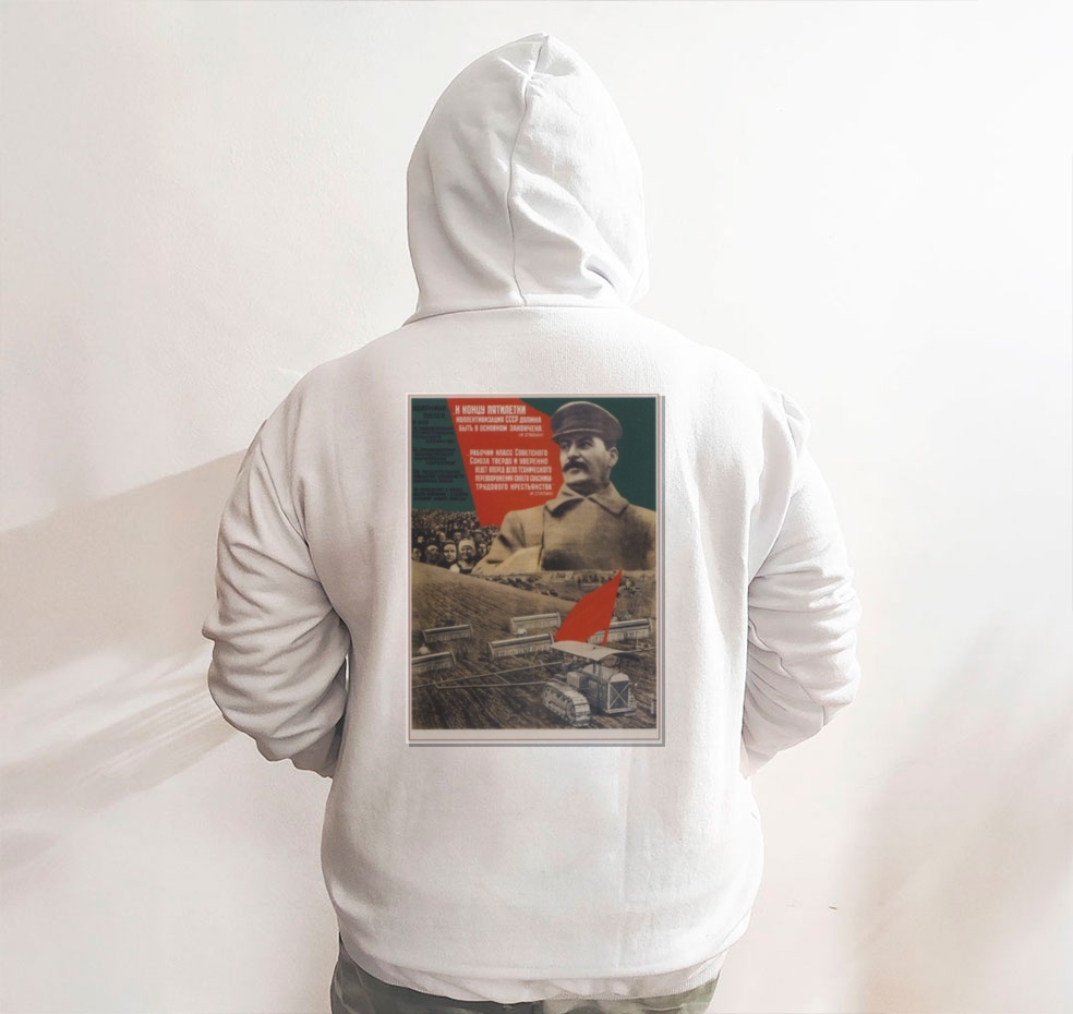 Moletom_branco_que_isso_camarada_-_Coletivizacao_-_Stalin | Coletivização - Stalin