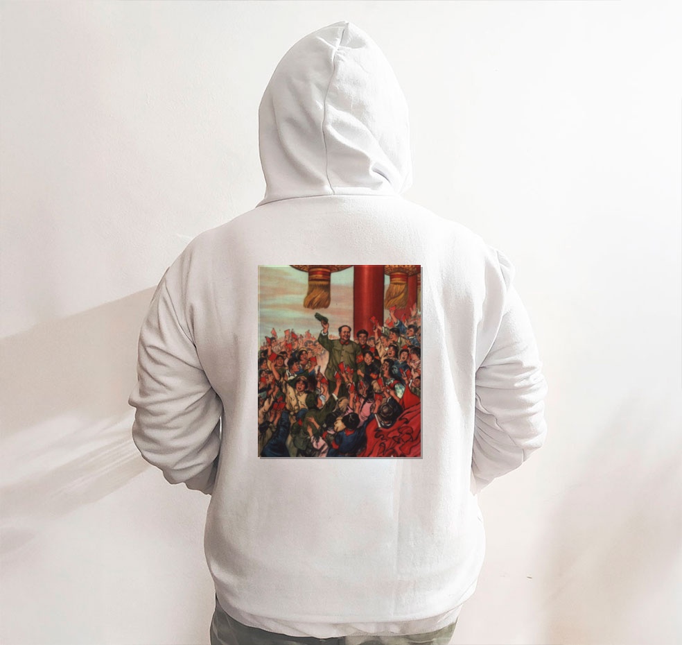 Moletom_branco_que_isso_camarada_-_O_sol_mais_vermelho_em_nosso_coracao | O sol mais vermelho em nosso coração