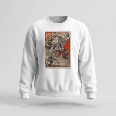 Moletom_careca_branco_que_isso_camarada_-_8_de_marco_sovietico | 8 de março soviético