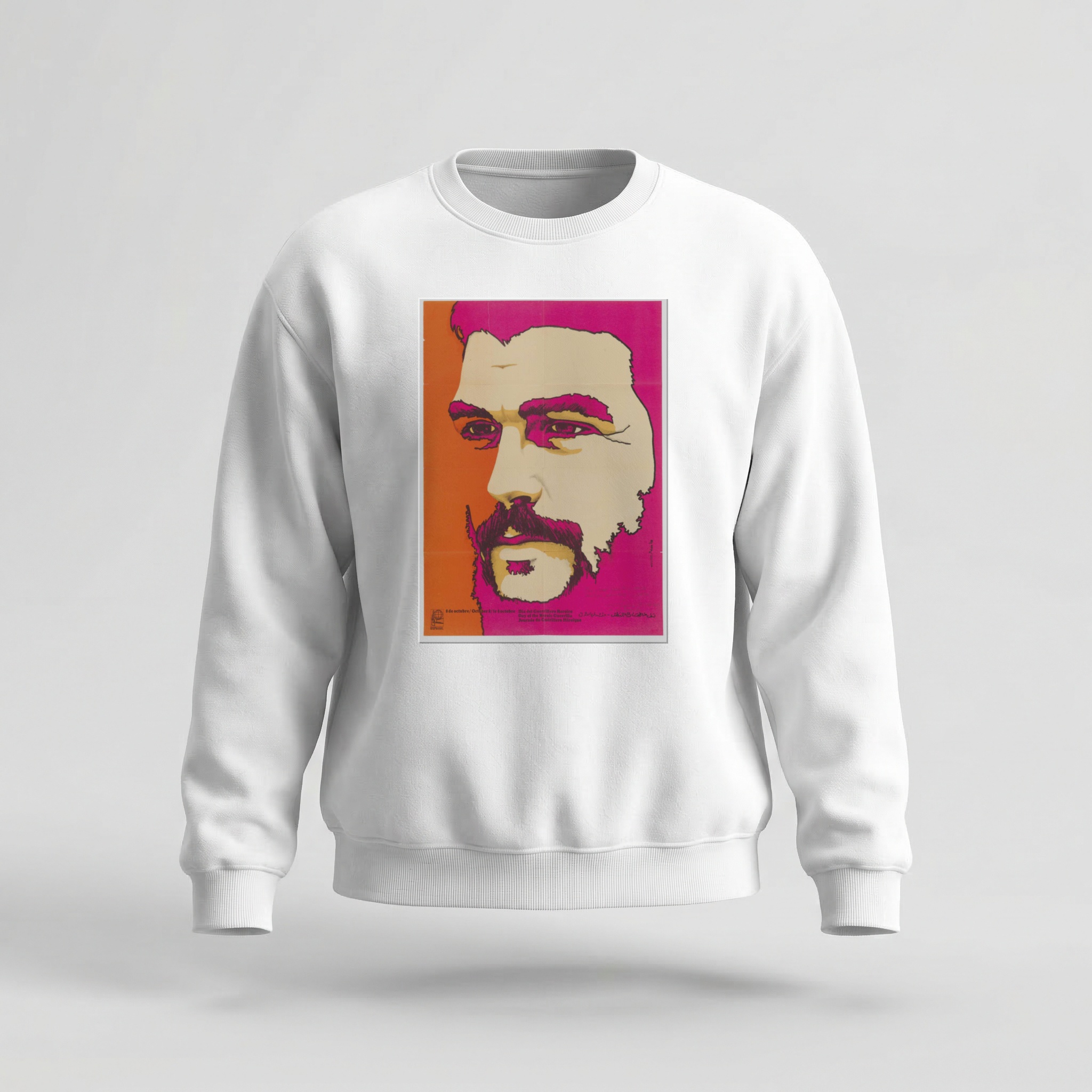 Moletom_careca_branco_que_isso_camarada_-_Che_Guevara_em_pop_art | Che Guevara em pop art