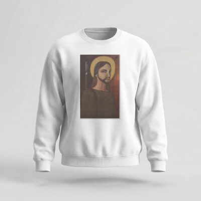 Moletom_careca_branco_que_isso_camarada_-_Cristo_revolucionario | Cristo revolucionário