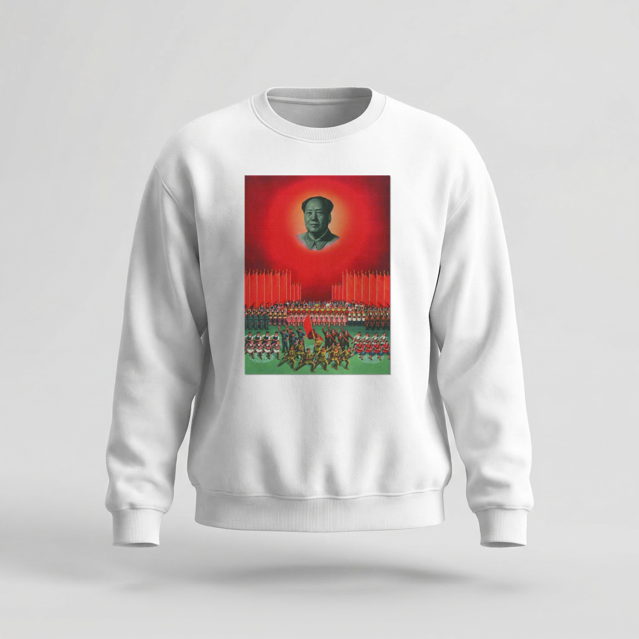 Moletom_careca_branco_que_isso_camarada_-_O_Oriente_e_vermelho | O Oriente é vermelho