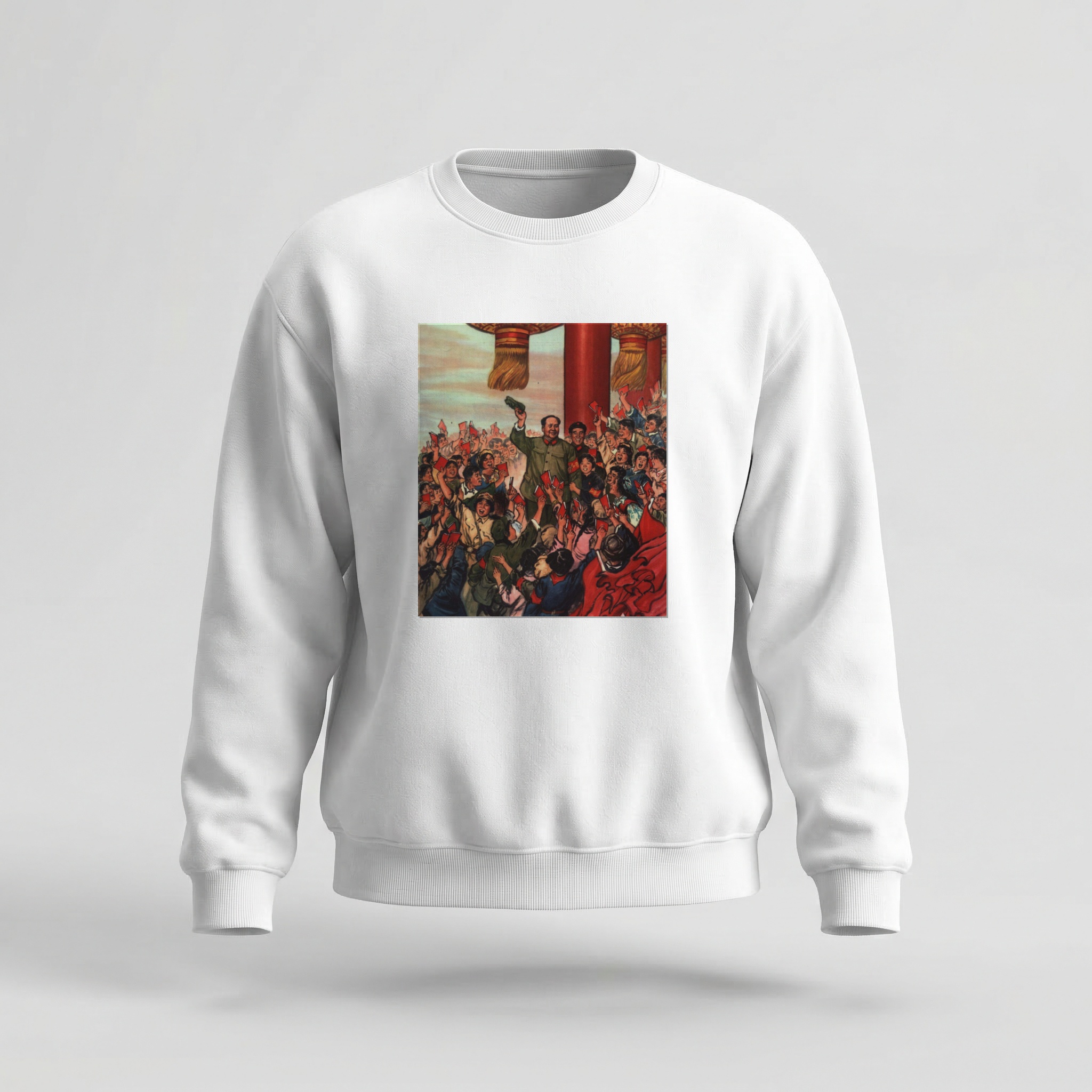 Moletom_careca_branco_que_isso_camarada_-_O_sol_mais_vermelho_em_nosso_coracao | O sol mais vermelho em nosso coração