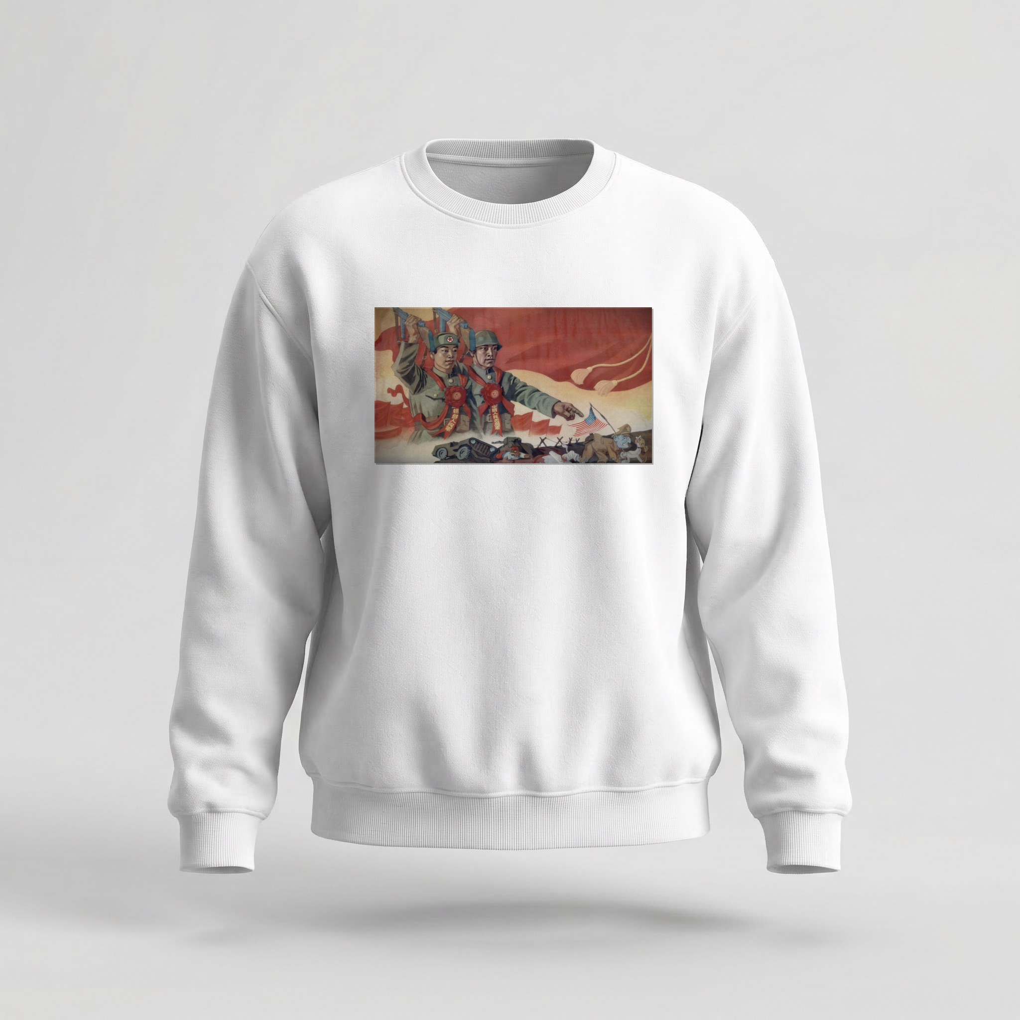 Moletom_careca_branco_que_isso_camarada_-_Viva_a_vitoria_do_exercito_popular_coreano | Viva a vitória do exército popular coreano