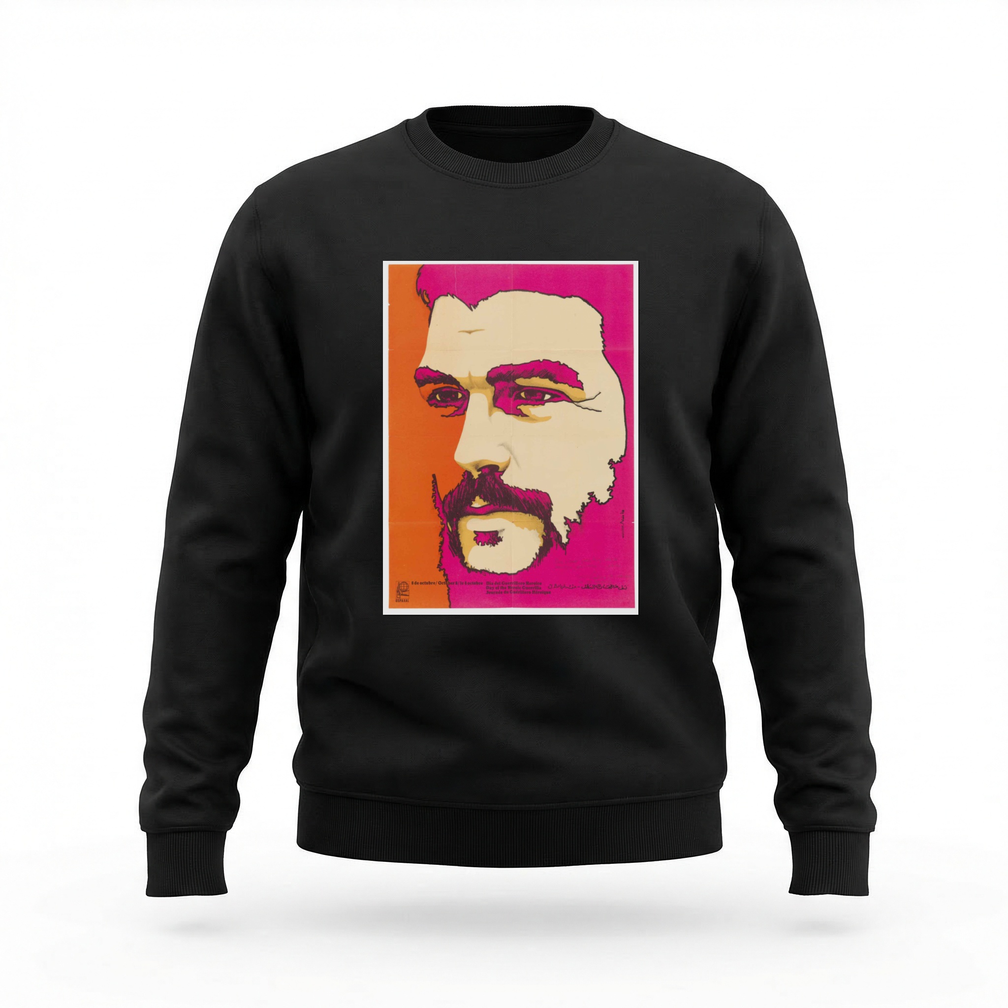 Moletom_careca_preto_que_isso_camarada_-_Che_Guevara_em_pop_art | Che Guevara em pop art