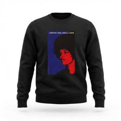Moletom_careca_preto_que_isso_camarada_-_Liberdade_para_Angela_Davis | Liberdade para Angela Davis