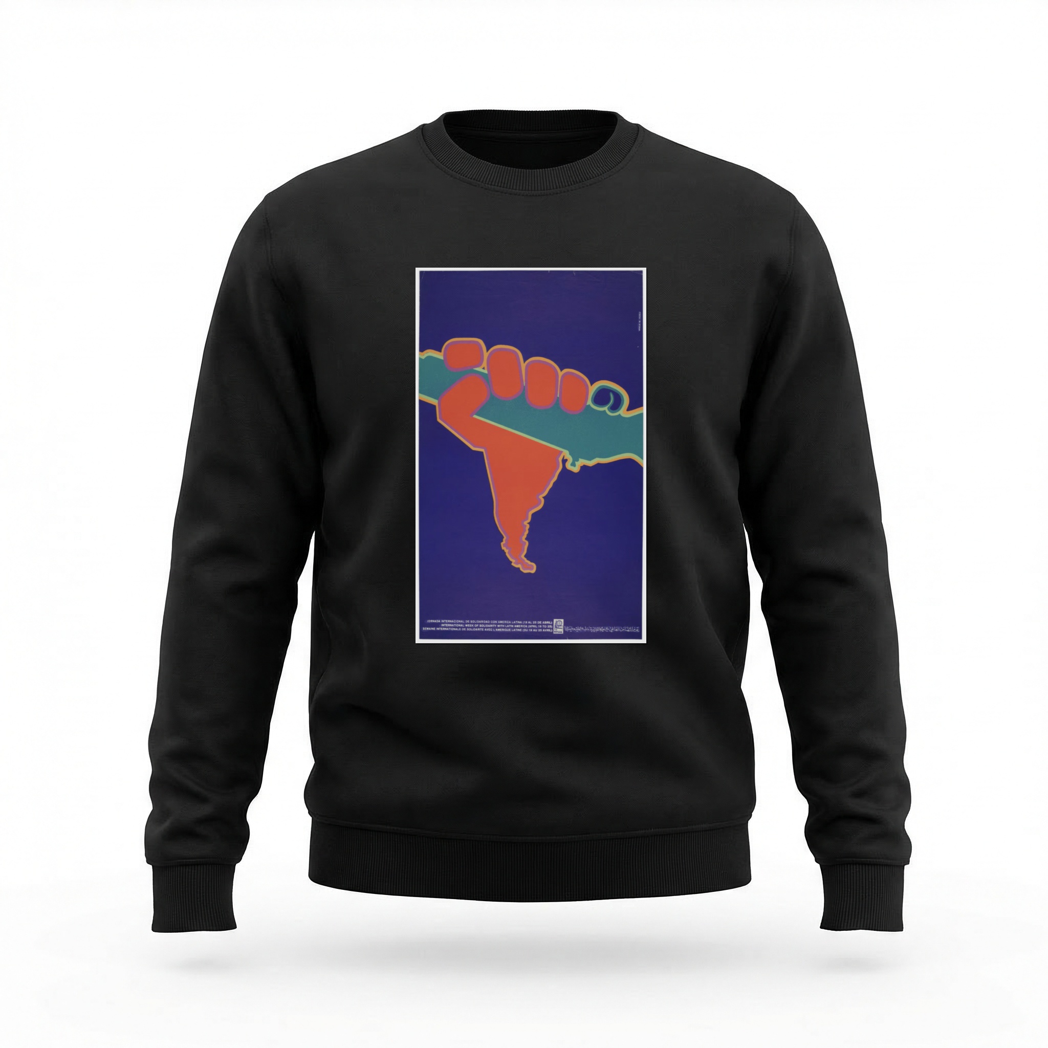 Moletom_careca_preto_que_isso_camarada_-_Semana_de_solidariedade_com_a_America_Latina | Semana de solidariedade com a América Latina