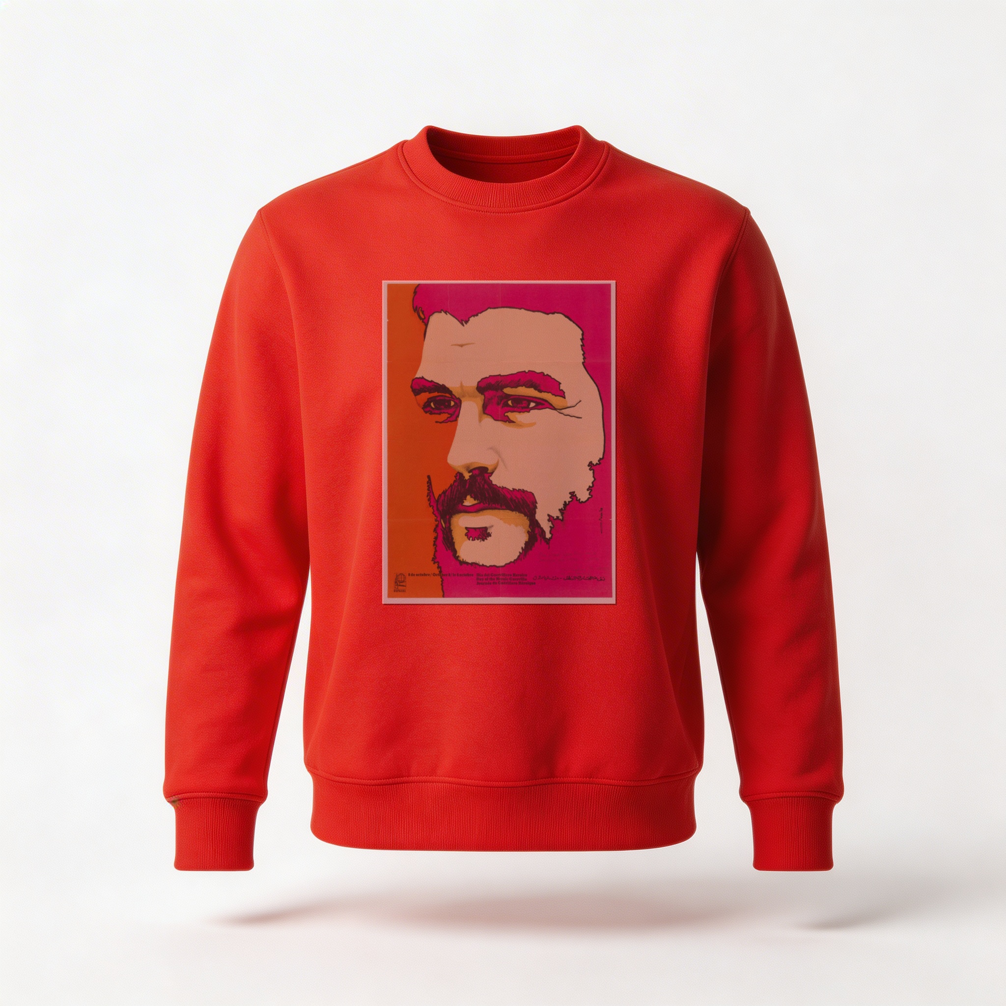 Moletom_careca_vermelho_que_isso_camarada_-_Che_Guevara_em_pop_art | Che Guevara em pop art