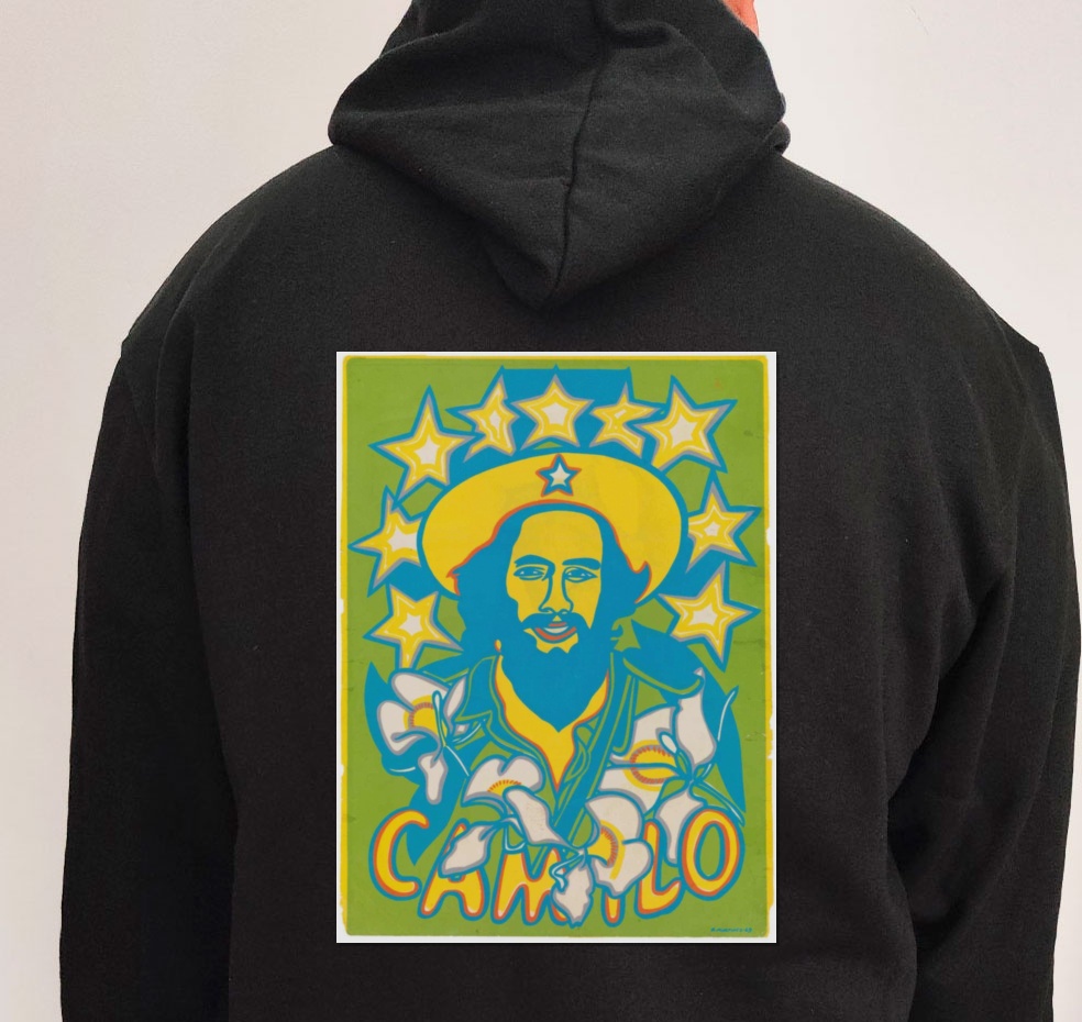 Moletom_preto_que_isso_camarada_-_Camilo_Cienfuegos_pop_art | Camilo Cienfuegos pop art